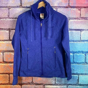 Avalanche Women’s Outdoor Full Zip Sweater Blue Small